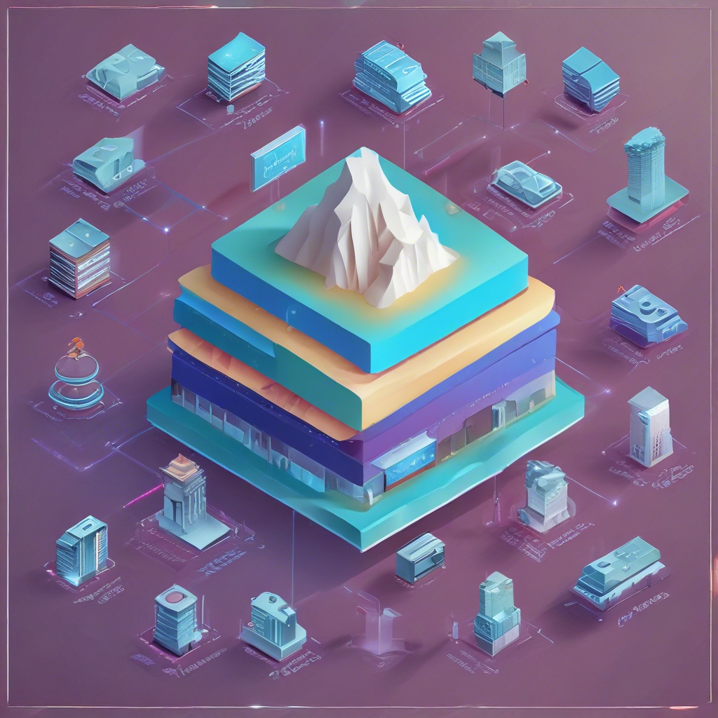 Layered architecture diagram with the model provider on top, a memory abstraction layer in the middle, and a vector store underneath.
