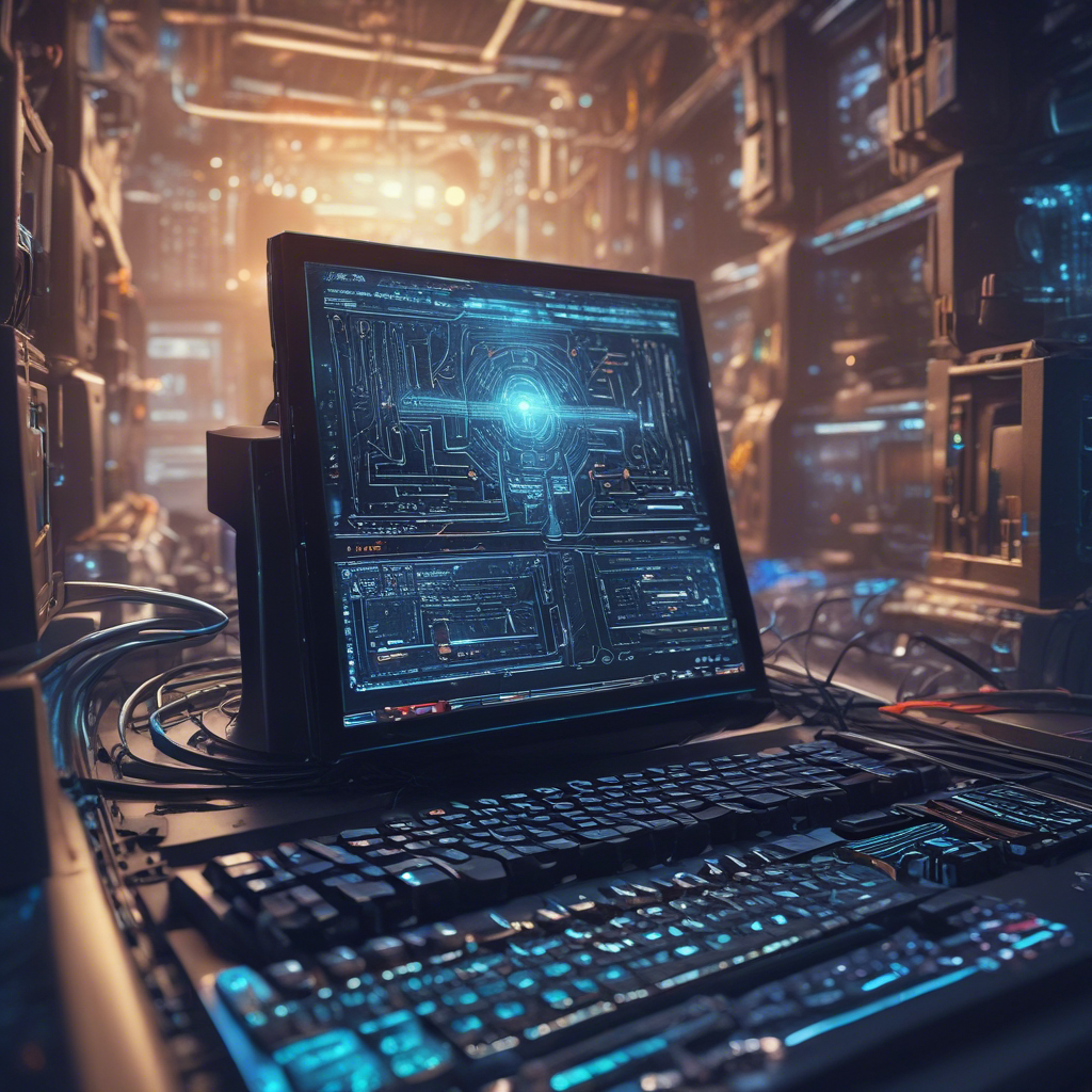 A photo showing a person working at a modern desk with multiple monitors displaying code, highlighting the practical application and importance of SDK