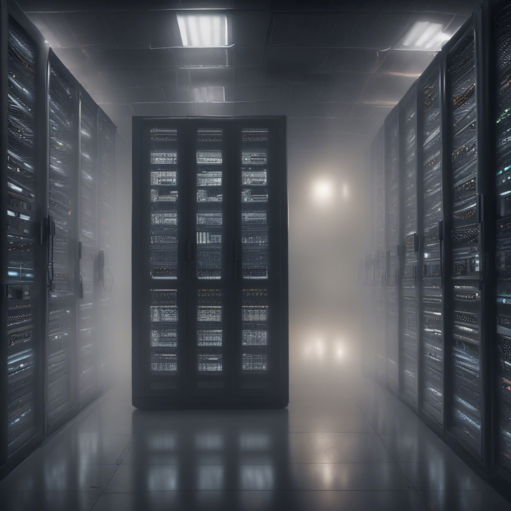 an image of a server rack with warning signs or caution labels, symbolizing common pitfalls in async implementation for AI backends ||pexels:servers||