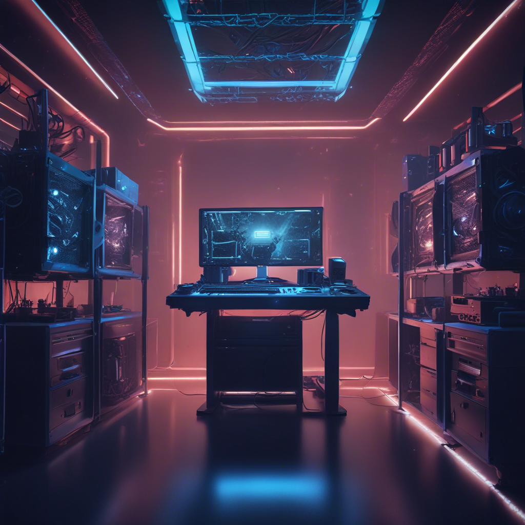 A high-resolution image of a GPU card with visible heat dissipating components, showcasing the power required to...