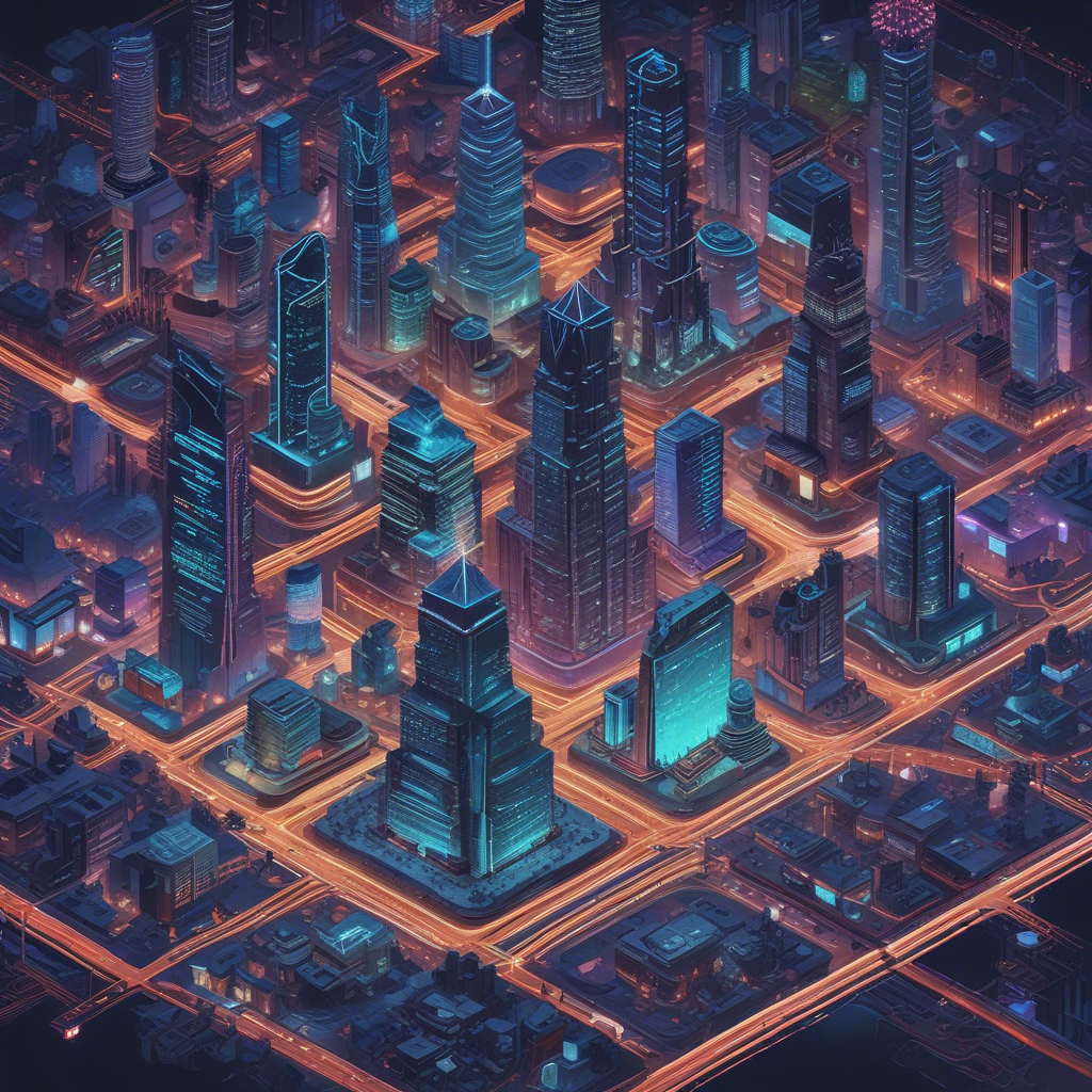 An isometric diagram illustrating a diverse portfolio of tech products and services branching out from a central hub, symbolizing different income str