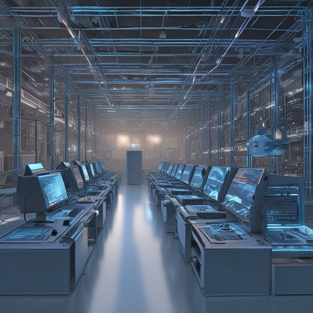 A technical blueprint-style visualization showing the data flow through PagedAttention mechanisms, with arrows...