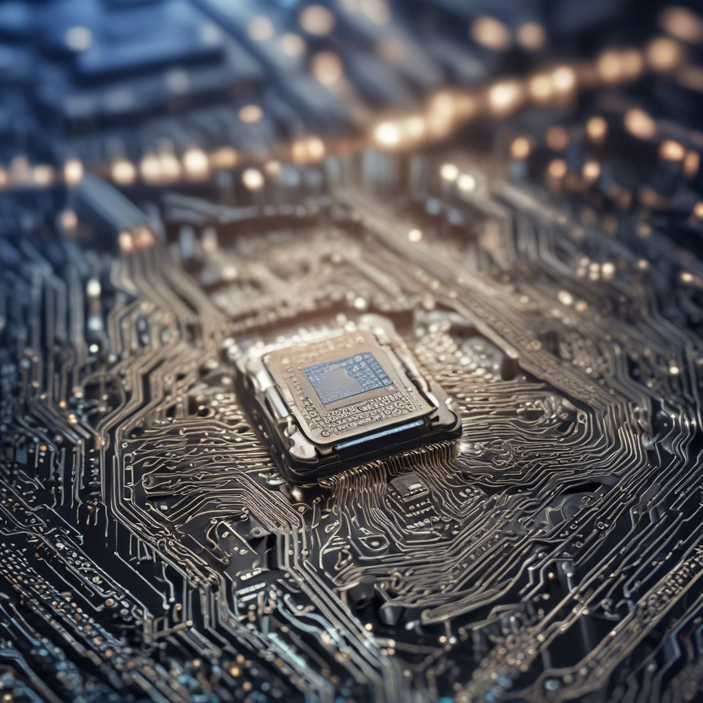 A close-up shot of a memory chip or hard drive with data flowing into it, symbolizing the enhancement of local...